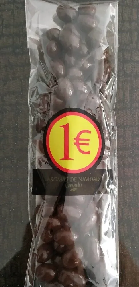 Cacahuete cubierto de chocolate