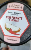 Crema de queso para untar con picante y hierbas