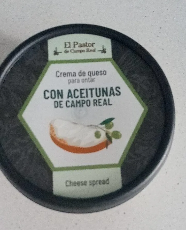 Crema de queso para untar con aceitunas