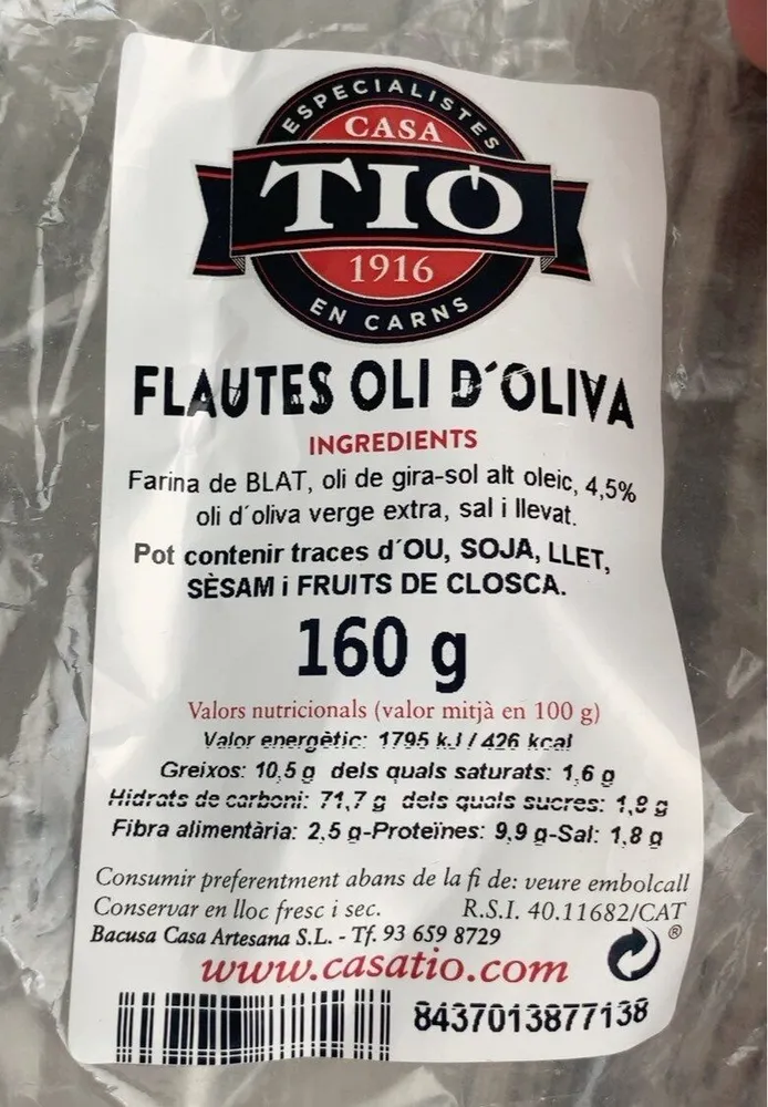 Flautas de oliva