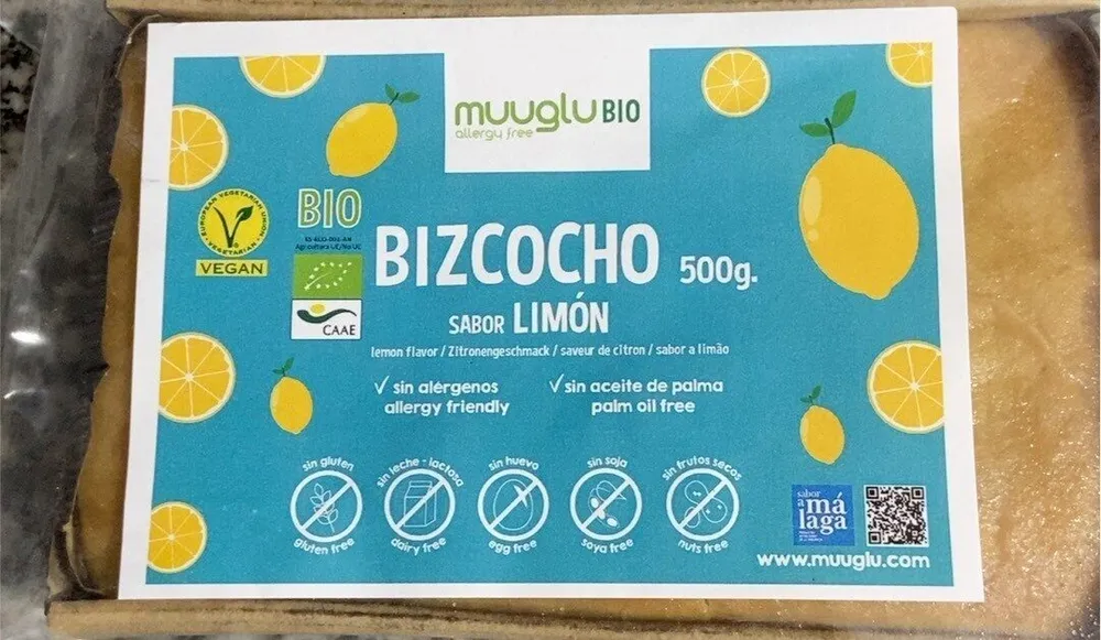Bizcocho sabor limón