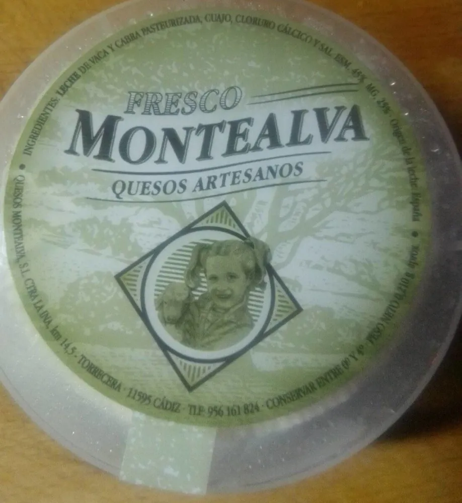 Queso fresco artesano de vaca y cabra