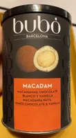 Macadamia nuts, white chocolate & vainilla