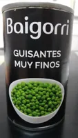 Guisantes muy finos