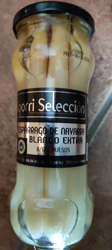 Espárragos de navarra blanco extra