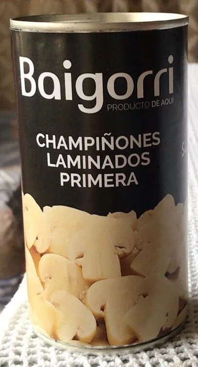 Champiñones laminados