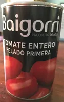Tomate entero pelado primera