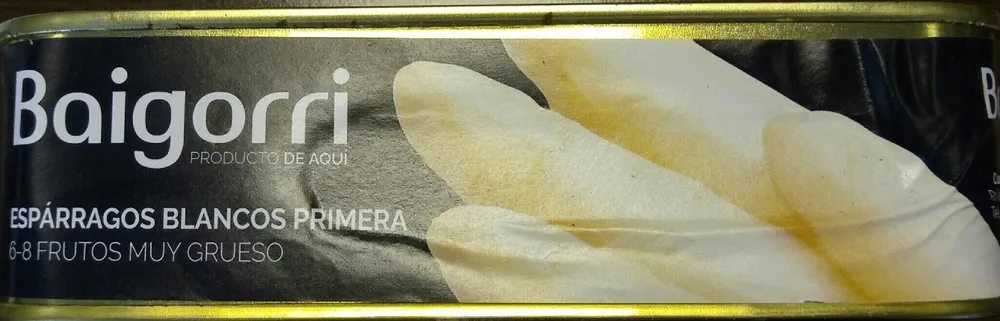 Espárragos blancos primera
