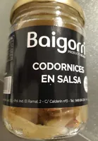 Codornices en salsa