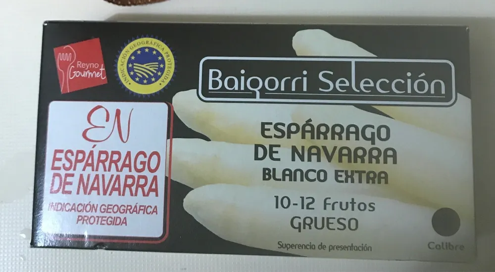 Espárrago de Navarra blanco extra
