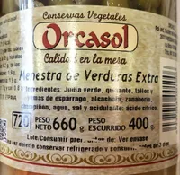 Menestra de verduras extra