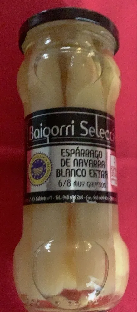 Esparragos de Navarra Blanco