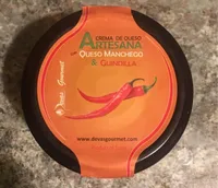 Crema de queso manchego y guindilla