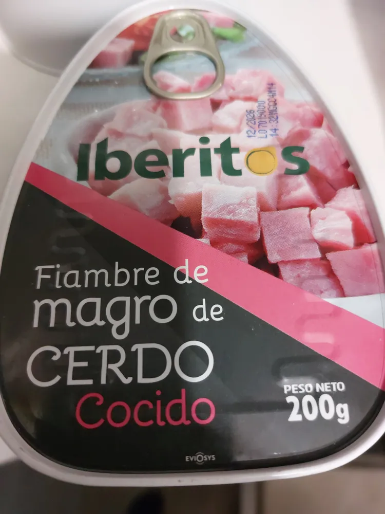 Magro de cerdo cocido