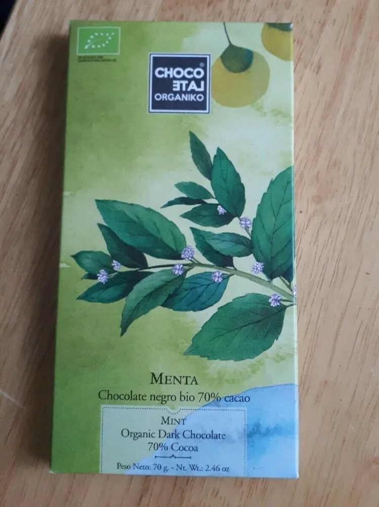 Chocolate negro 70% mentha