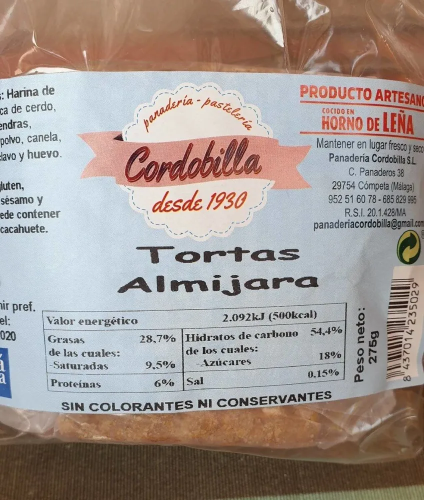 Tortas Almijara