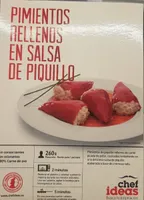 Pimientos rellenos en salsa de piquillo