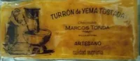 Turrón de yema tostada