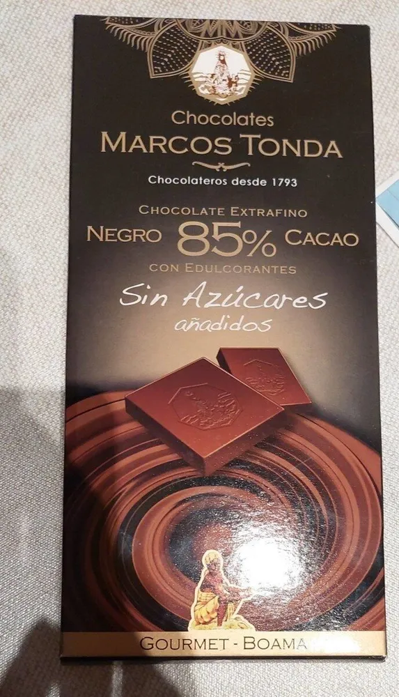 Chocolate negro 85% cacao