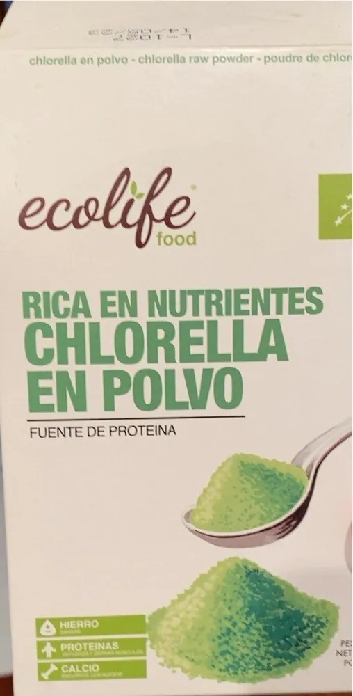 Chlorela en polvo
