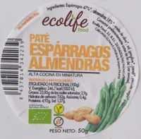 Paté Espárragos Almendras