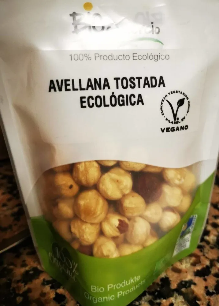Avellana tostada ecológica