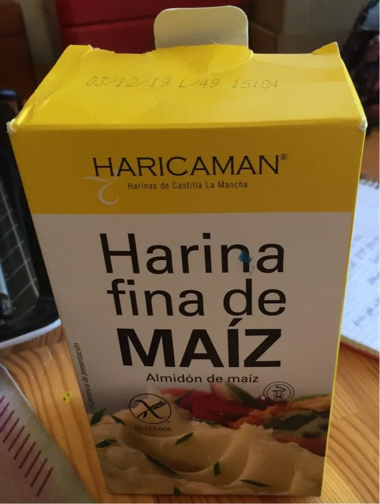 Harina Fina De Maíz