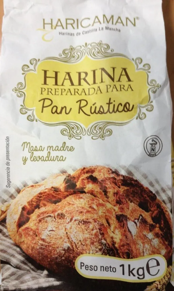 Harina Preparada para pan Rústico