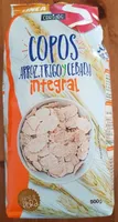 Copos arroz, trigo y cebada integral