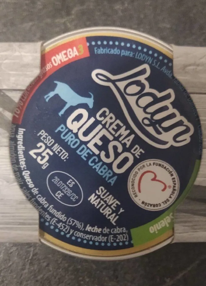 Crema de queso puro de cabra