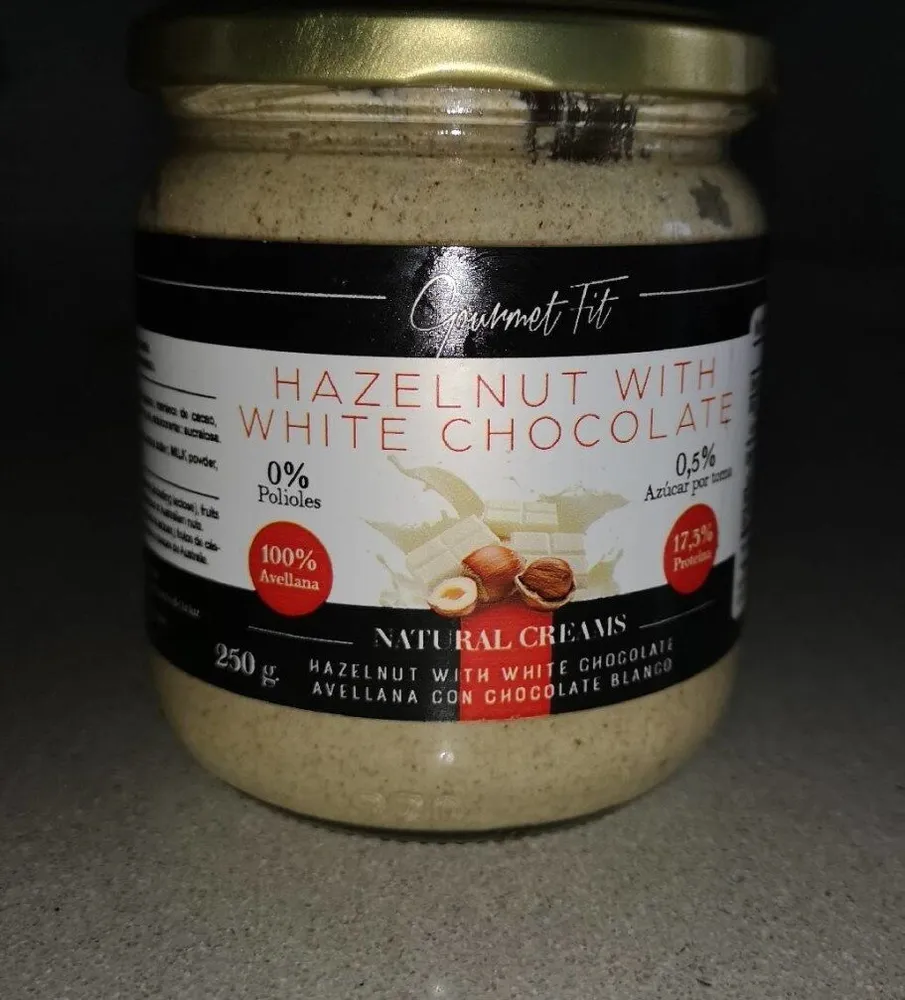 Hazelnut with white chocolate
