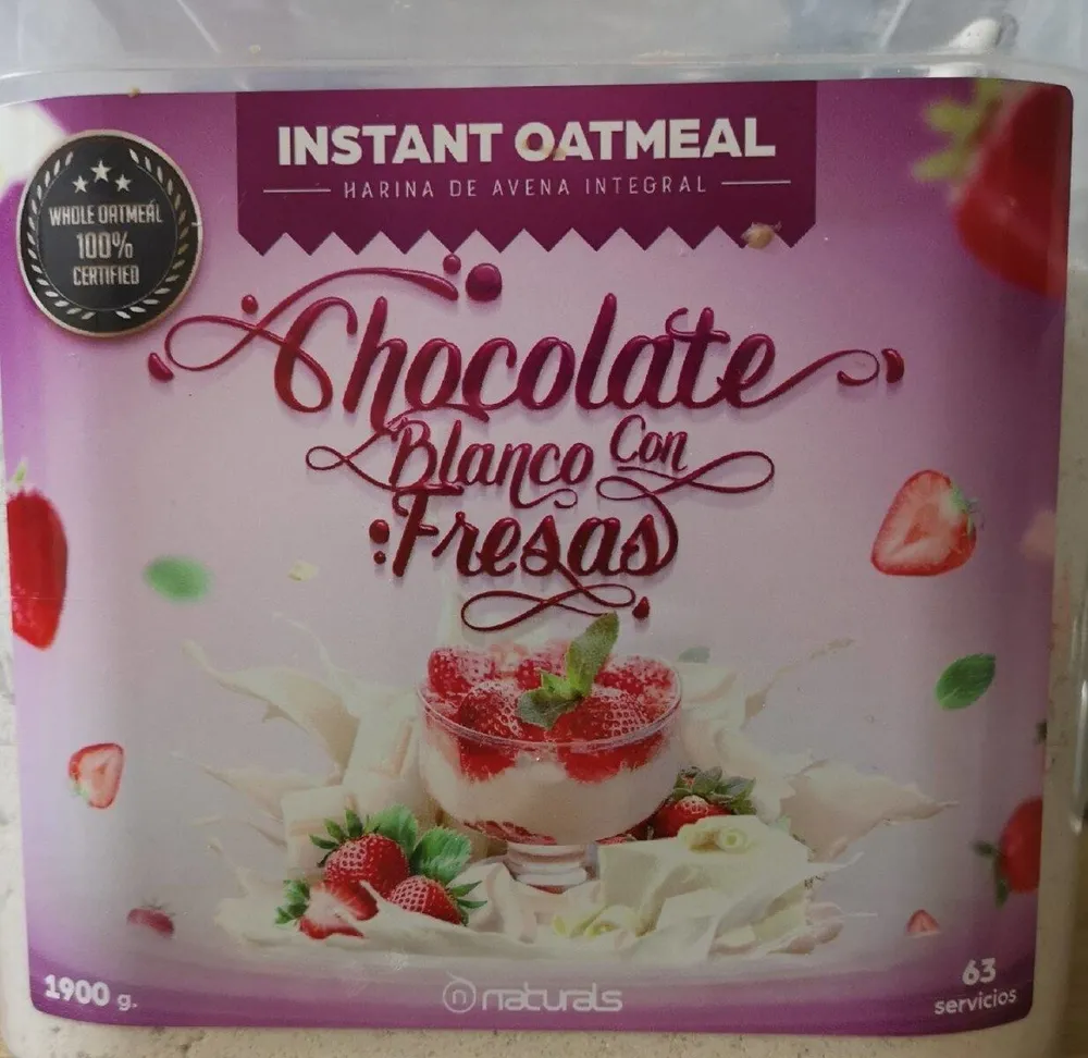 Harina de avena integral
