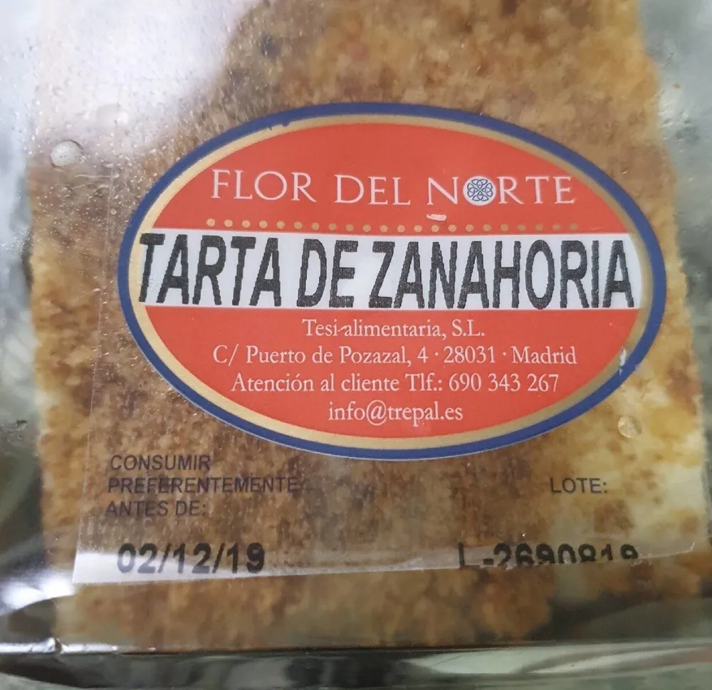 Tarta zanahoria
