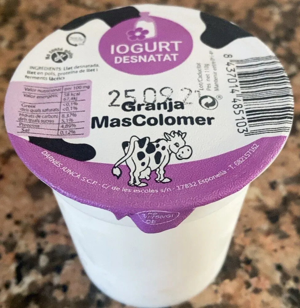 Iogurt desnatat