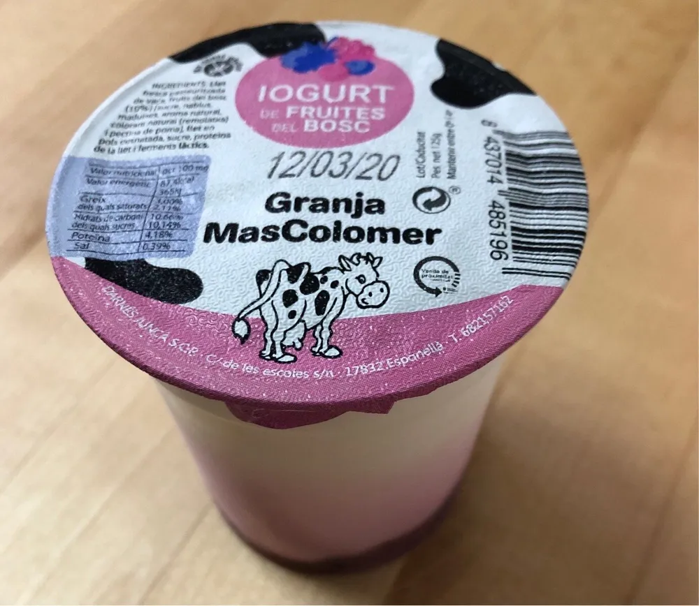 Iogurt granja mascolomer