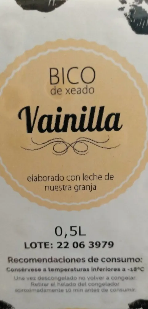 HELADO VAINILLA