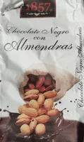 Chocolate negro con almendras
