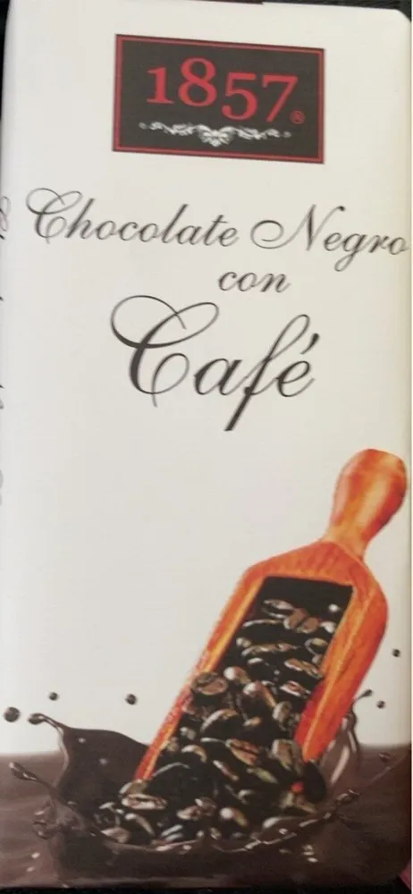 Chocolate negro con cafe