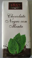Chocolate negro con menta