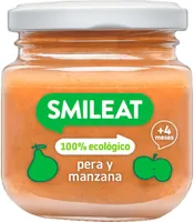 Tarrito de pera y manzana ecológico y sin gluten tarro
