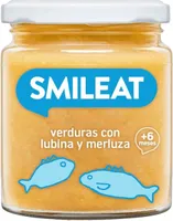 Tarritos de verduras con lubina y merluza sin gluten tarro