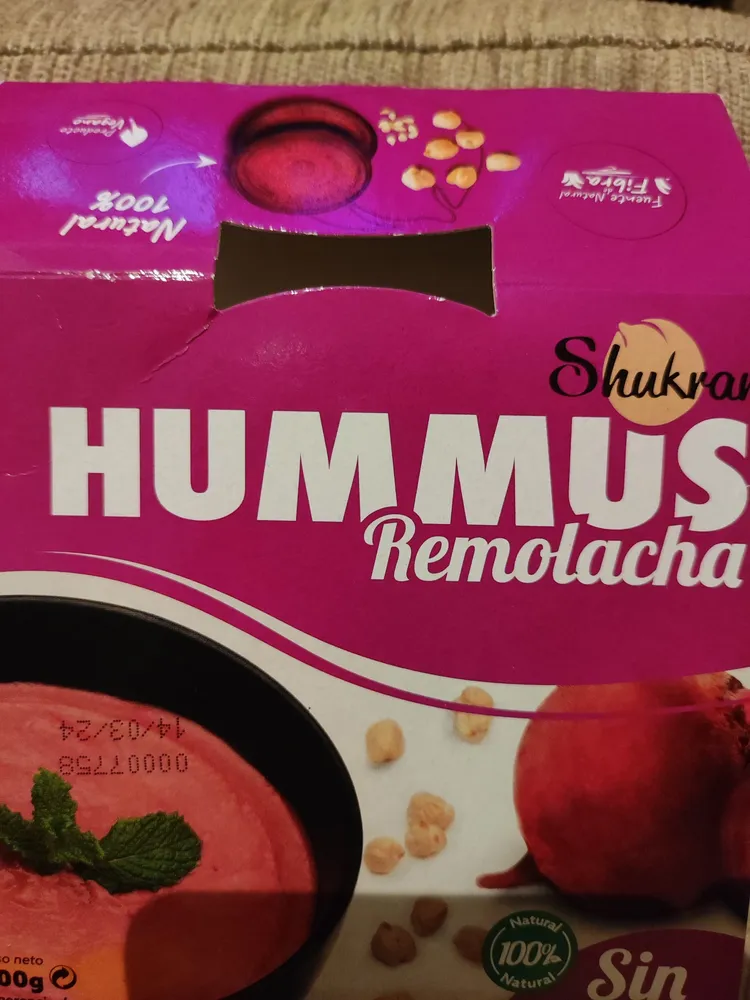 Hummus remolacha