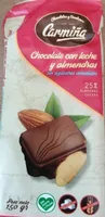 Chocolate con leche y almendras