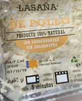 Lasaña de pollo