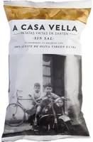 Patatas fritas elaboradas en aceite de oliva virgen extra sin sal