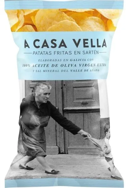 Patatas fritas elaboradas en aceite de oliva virgen extra y sal mineral del Valle de Añana