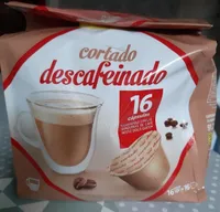 Cápsulas de café cortado descafeinado