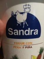 Yogur con pera y piña