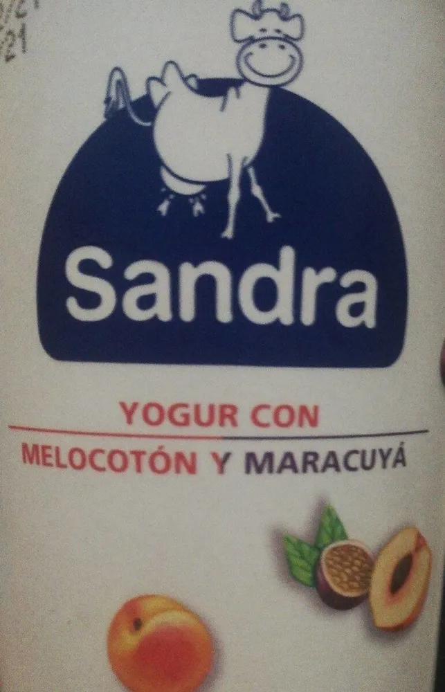 Yogur con melocoton y maracuya