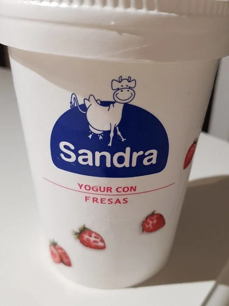 Yogur con fresas